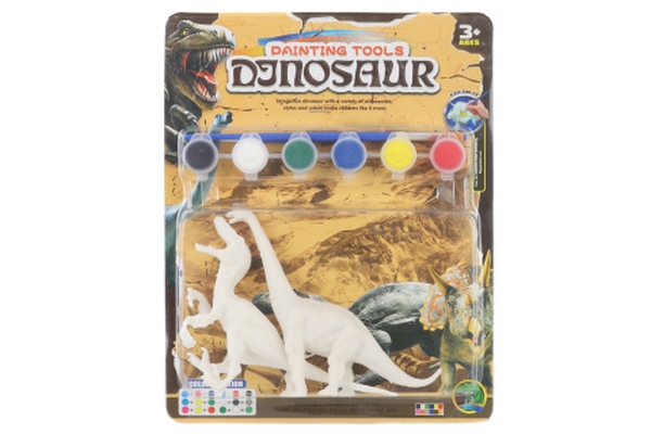 Malovací zvířátka dinosaurus 2ks v balení