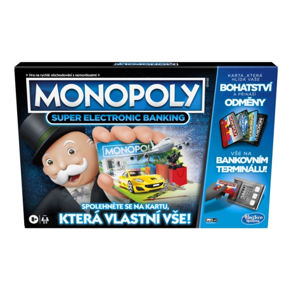 Monopoly Super elektronické bankovnictví CZ Hasbro