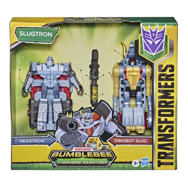Transformers Cyberverse Roll and Combine figurka Megatron a Dinobot