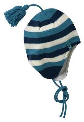 Pletená čepice JUKA - modrá velikost 38