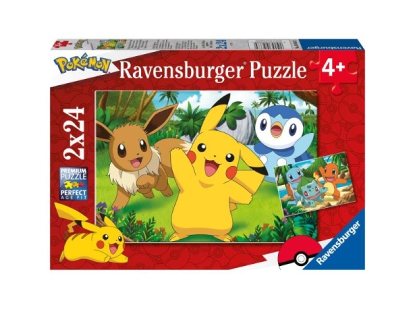 Puzzle Pokémon 2x24 dílků Ravensburger
