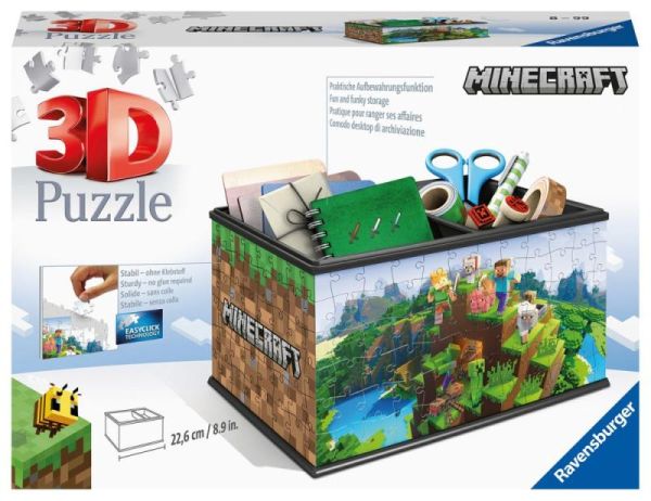 Úložná krabice Minecraft 216 dílků 3D puzzle Ravensburger