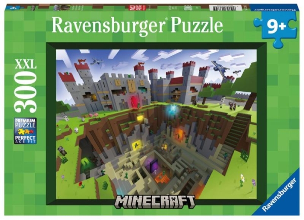 Puzzle Minecraft 300 dílků Ravensburger