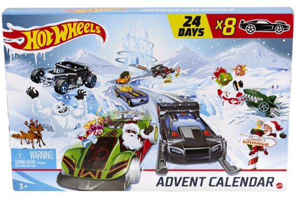 Adventní kalendář Hot Wheels Mattel