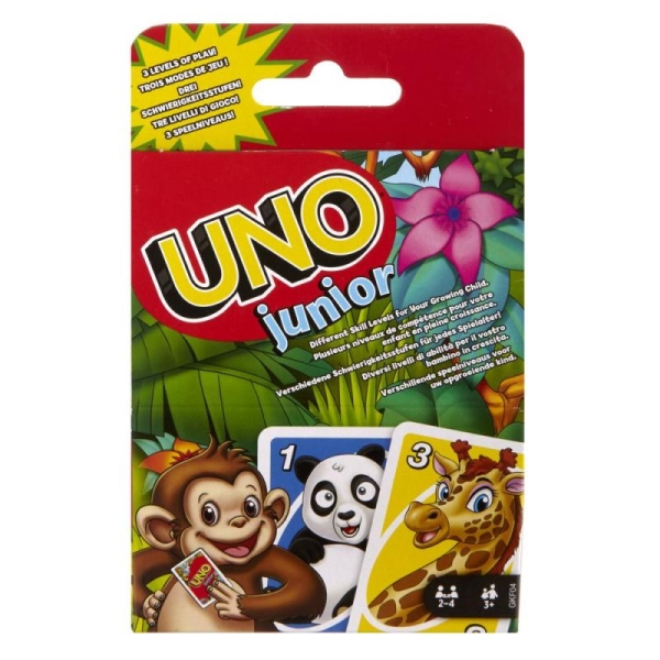 UNO Junior zvířátka Mattel