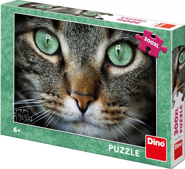 Puzzle Zelenooká kočka 300XL Dino
