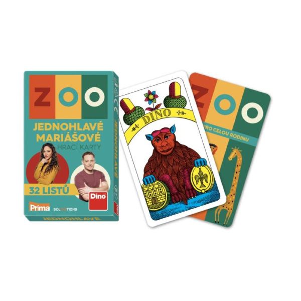 ZOO Prima Mariášové karty Dino