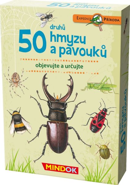 Expedice příroda: 50 druhů hmyzu a pavouků Mindok