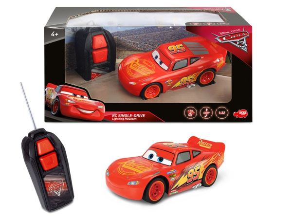 Dickie RC Cars 3 blesk Mc Queen 1:32 1 kan