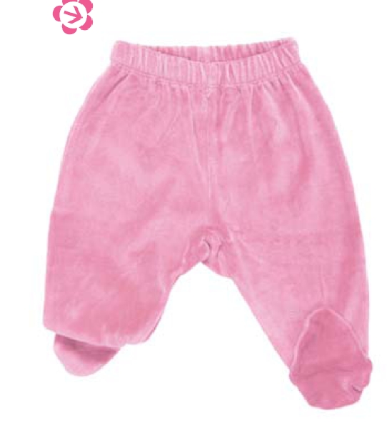 Kalhoty s ťapkami Rabbit pink velur G-mini