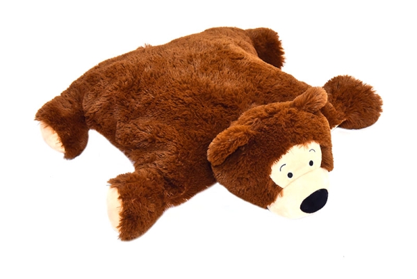 Polštář plyšové zvířátko medvěd Mac Toys