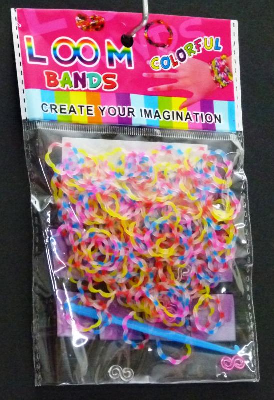 Loom Bands gumičky kytičky vícebarevné sáček