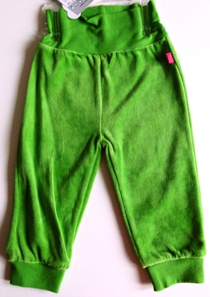 Kalhoty velur zelené Gmini velikost 80