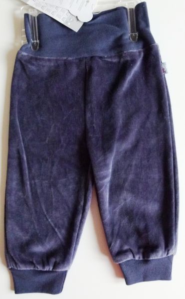 Kalhoty velur modré Gmini velikost 74