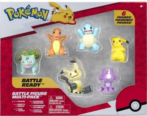 Pokémon figurky Multipack 6-pack Jazwares