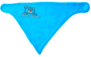 Šátek na krk velur modrý Teddy - G-mini
