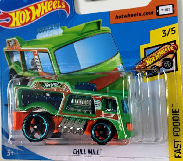 HW Hot Wheels 3/5 FAST FOODIE Chill Mill zelený