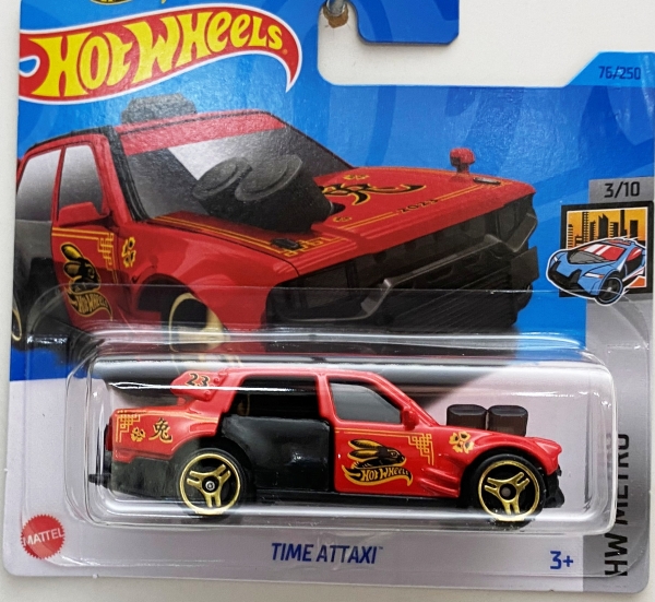 Hot Wheels angličák 3/10 HW METRO Time Attaxi Mattel