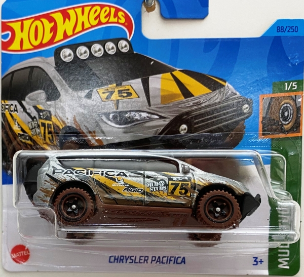 Hot Wheels angličák 1/5 MUD STUDS Chrysler Pacifica Mattel