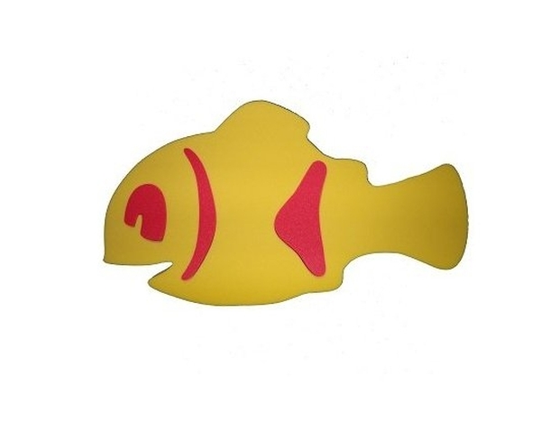 Plavecká deska Rybka Nemo - žluto-červená - Dena