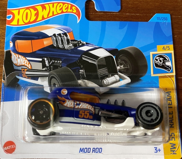 Hot Wheels angličák 4/5 HW 55 RACE TEAM Mod Rod Mattel
