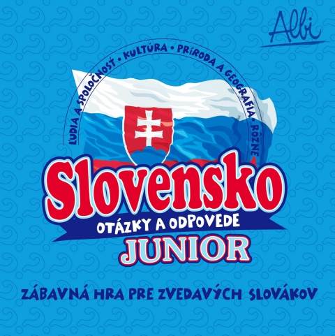 Slovensko junior, otázky a odpovědi -  společenská stolní hra Albi