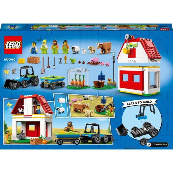 LEGO® City Stodola a zvířátka z farmy 60346
