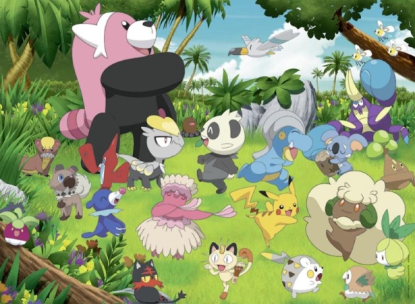 Puzzle Rozdovádění Pokémoni 300 dílků Ravensburger