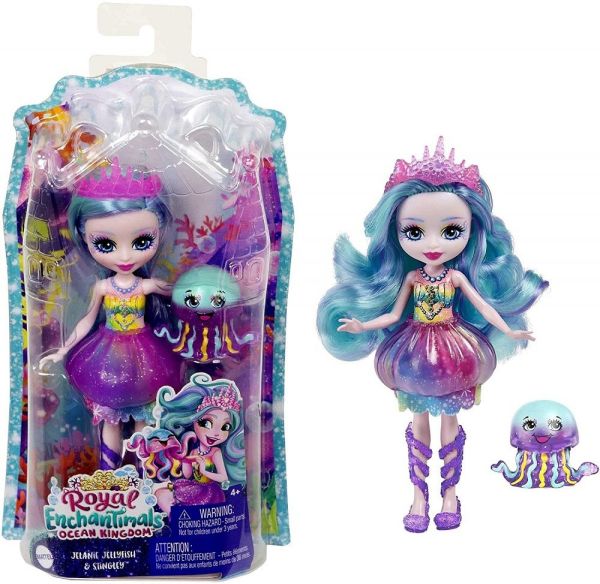 Enchantimals panenka a zvířátko Jelanie Jellyfish a Stingley