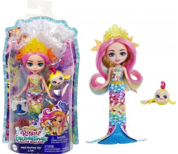 Enchantimals panenka a zvířátko Radia Rainbowfish a Flo