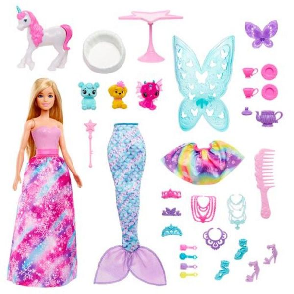 Barbie Pohádkový adventní kalendář Mattel