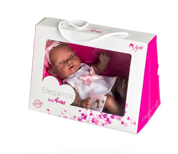 Panenka miminko Arias vonící 26 cm pevné tělo v dárkovém balení
