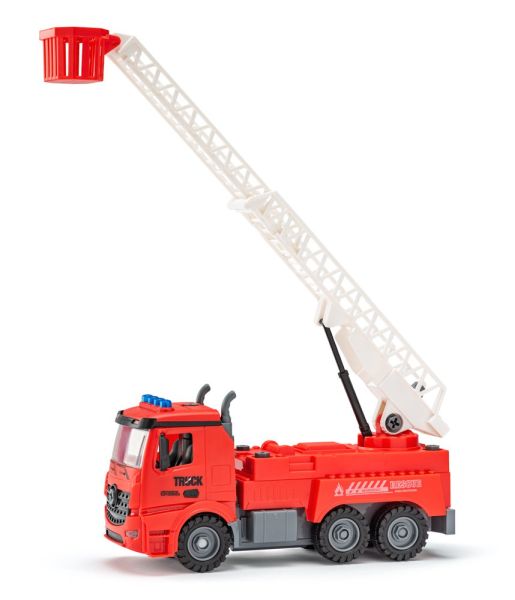 Auto hasič na dálkové ovládání 30cm, šroubovací stavebnice Plastica